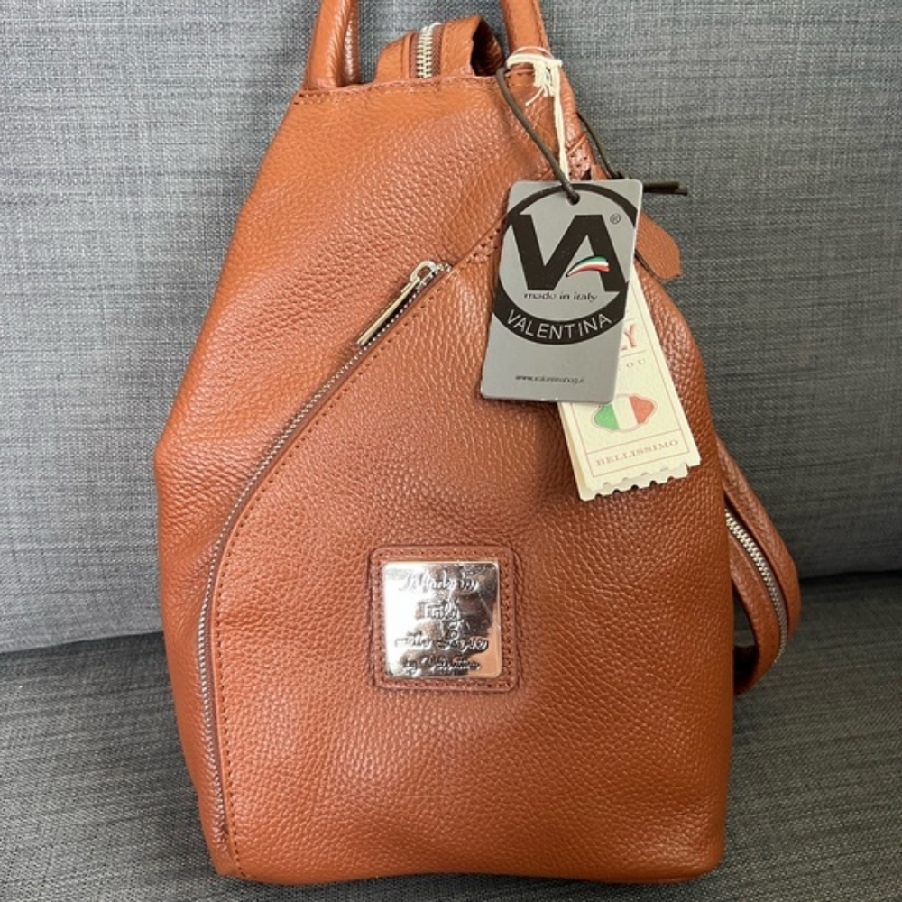 LEATHER MULTIFUNCTIONAL BACKPACK SLING SHOULDER BAG